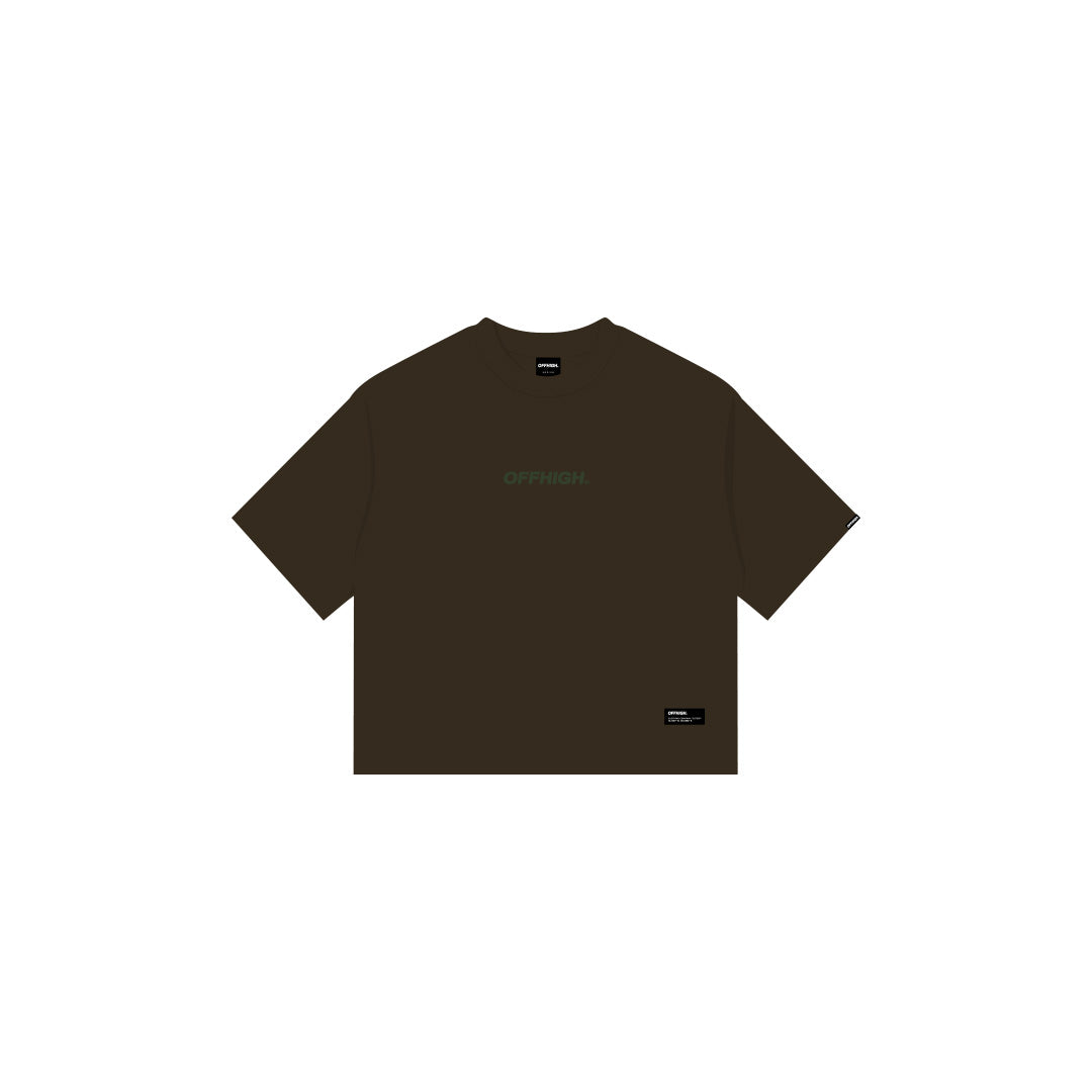 OFFHIGH SHADOW THREAD FATIGUE TSHIRT (BOXY FIT)
