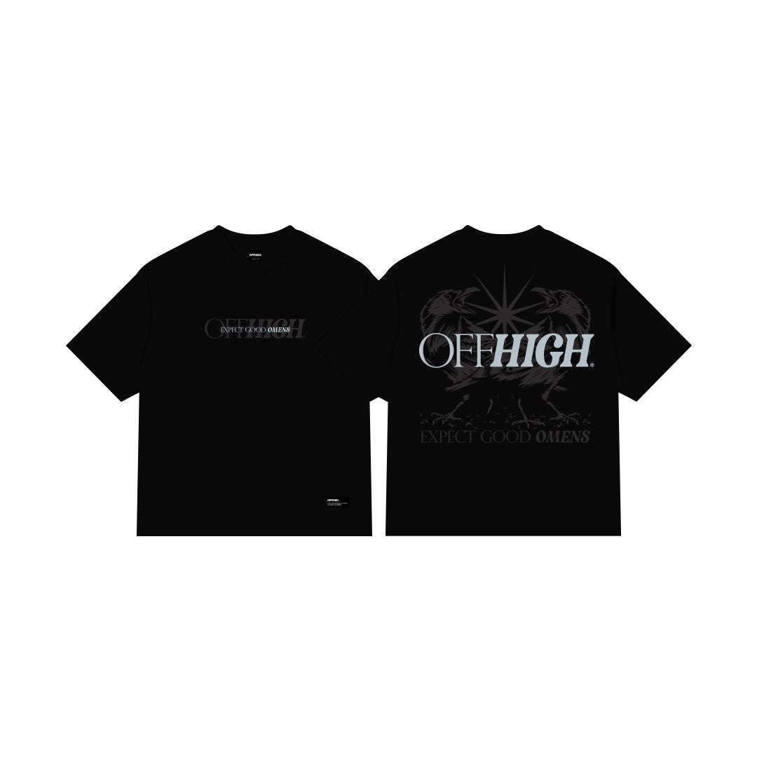 OFFHIGH GOOD OMENS BLACK TSHIRT