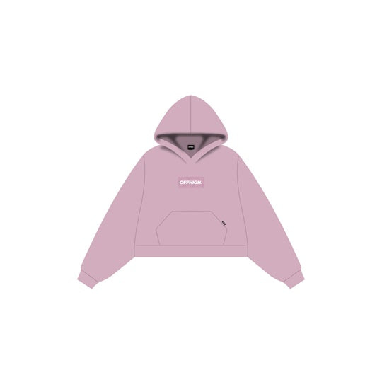 OFFHIGH PAISLEY BOXED PINK HOODIE