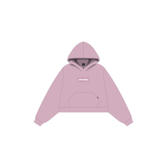 OFFHIGH PAISLEY BOXED PINK HOODIE