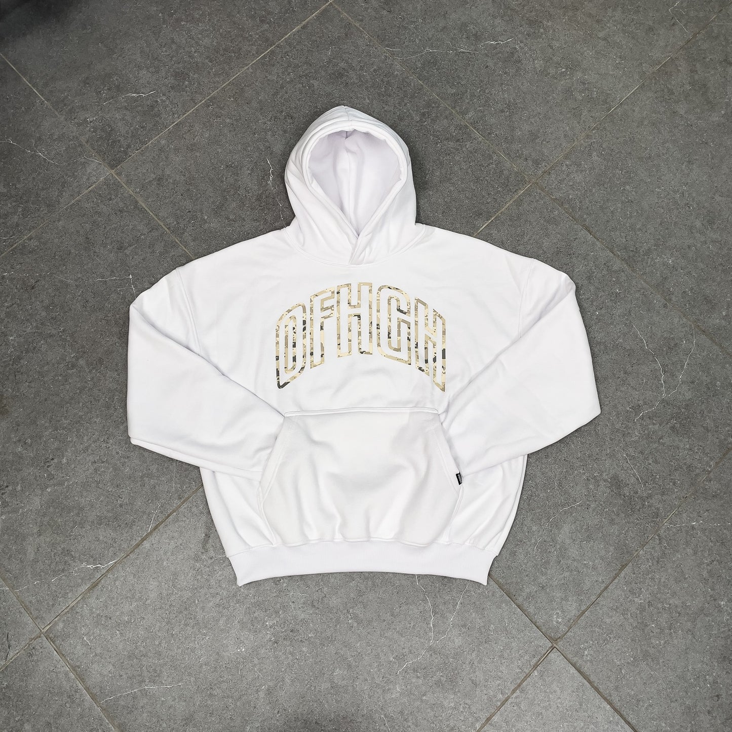 OFFHIGH ANONYMOUS WHITE HOODIE