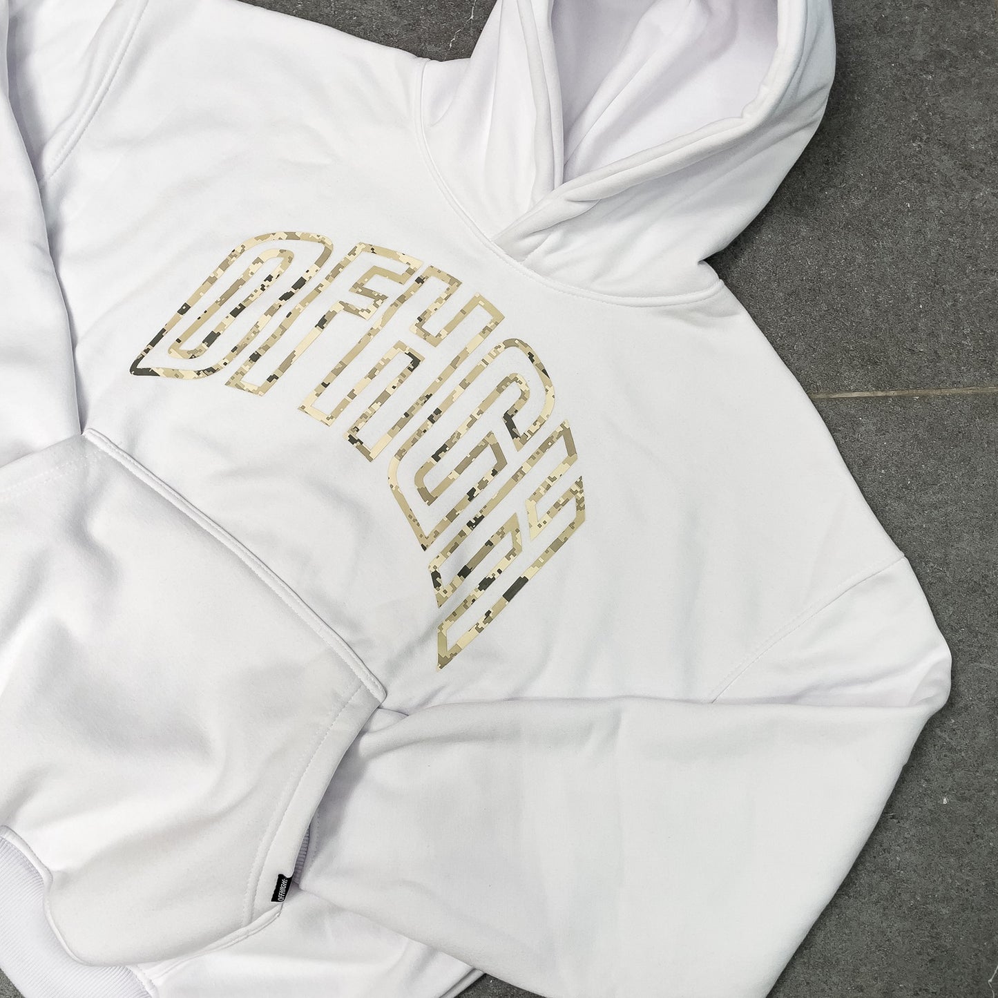OFFHIGH ANONYMOUS WHITE HOODIE