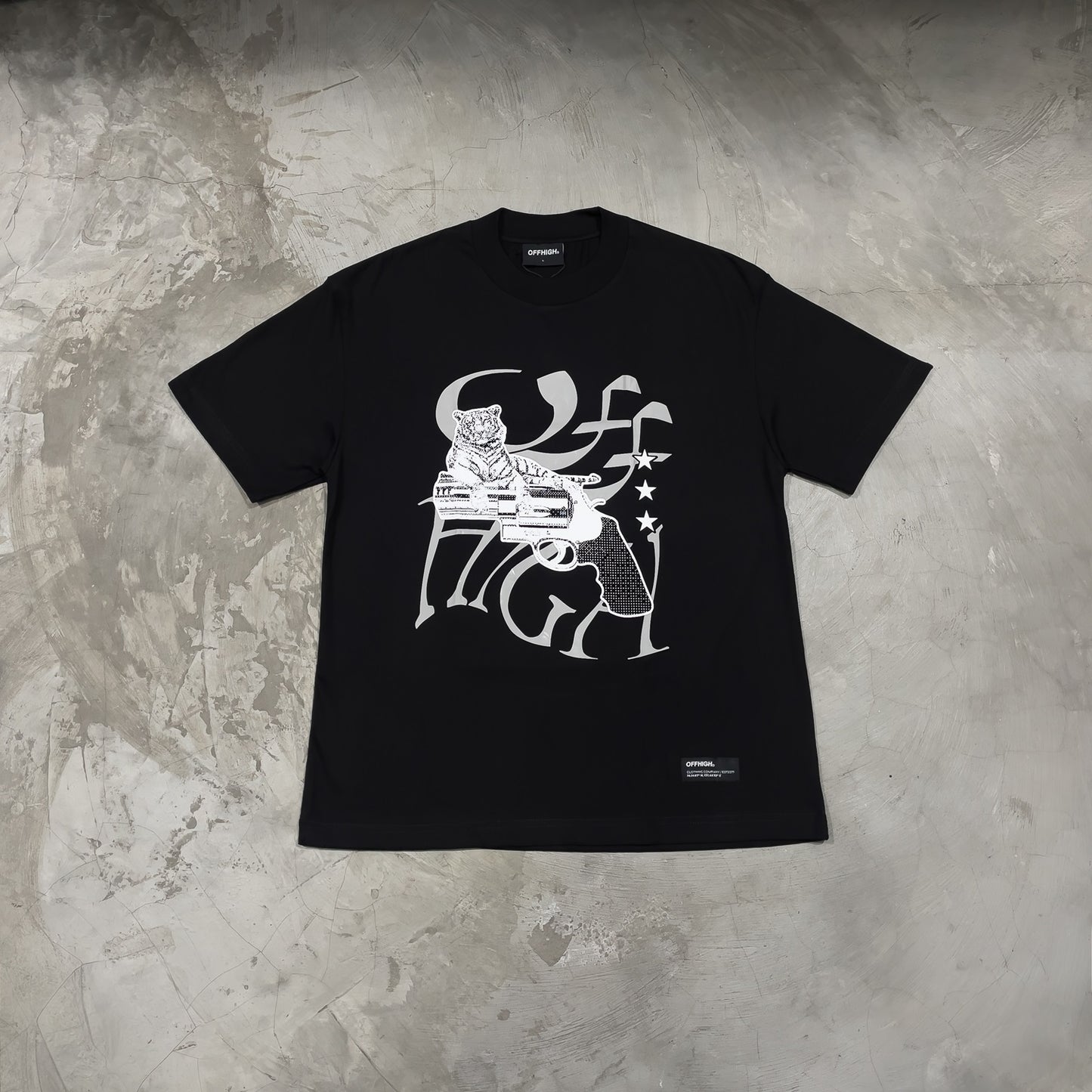 OFFHIGH RAGE BLACK TSHIRT