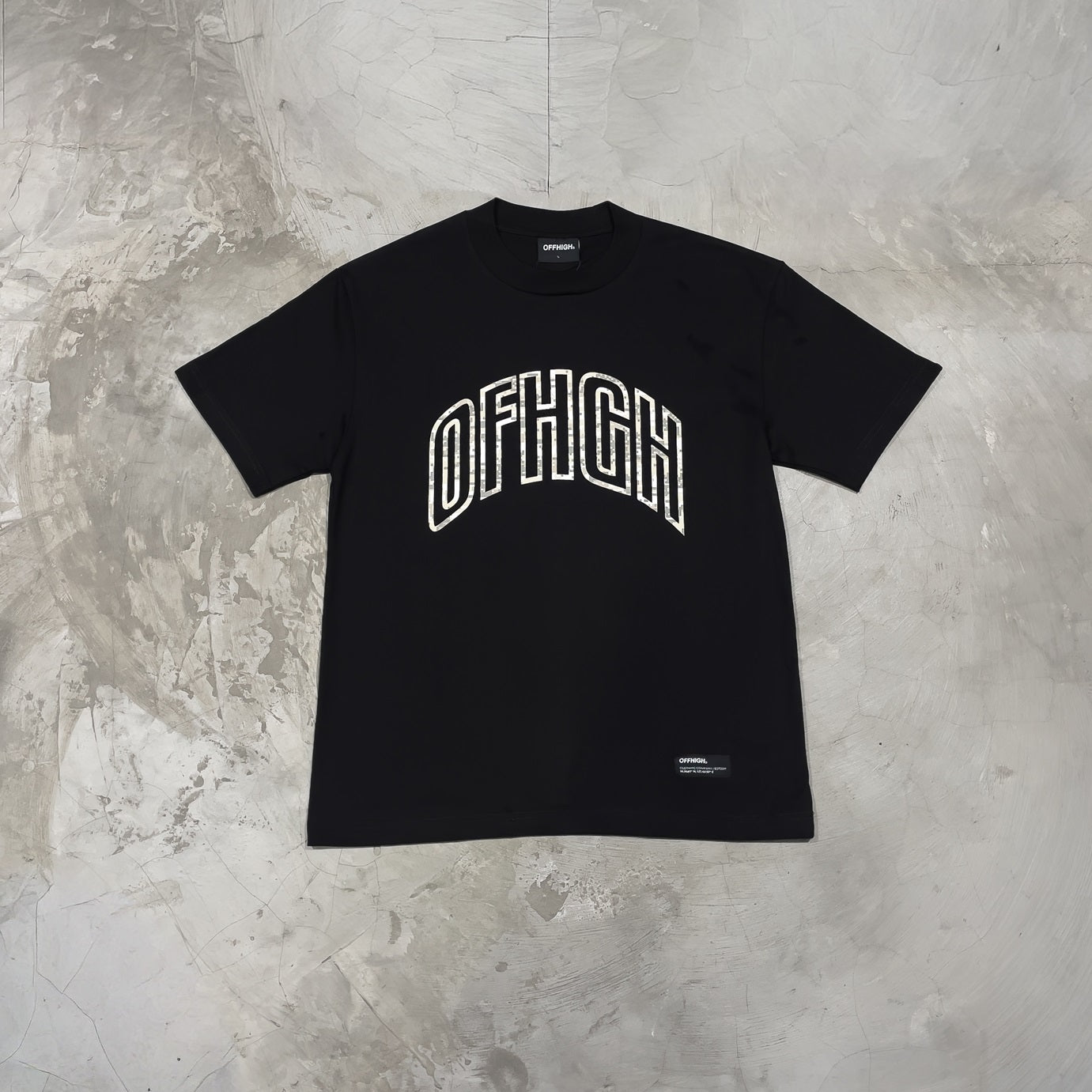 OFFHIGH ANONYMOUS BLACK TSHIRT