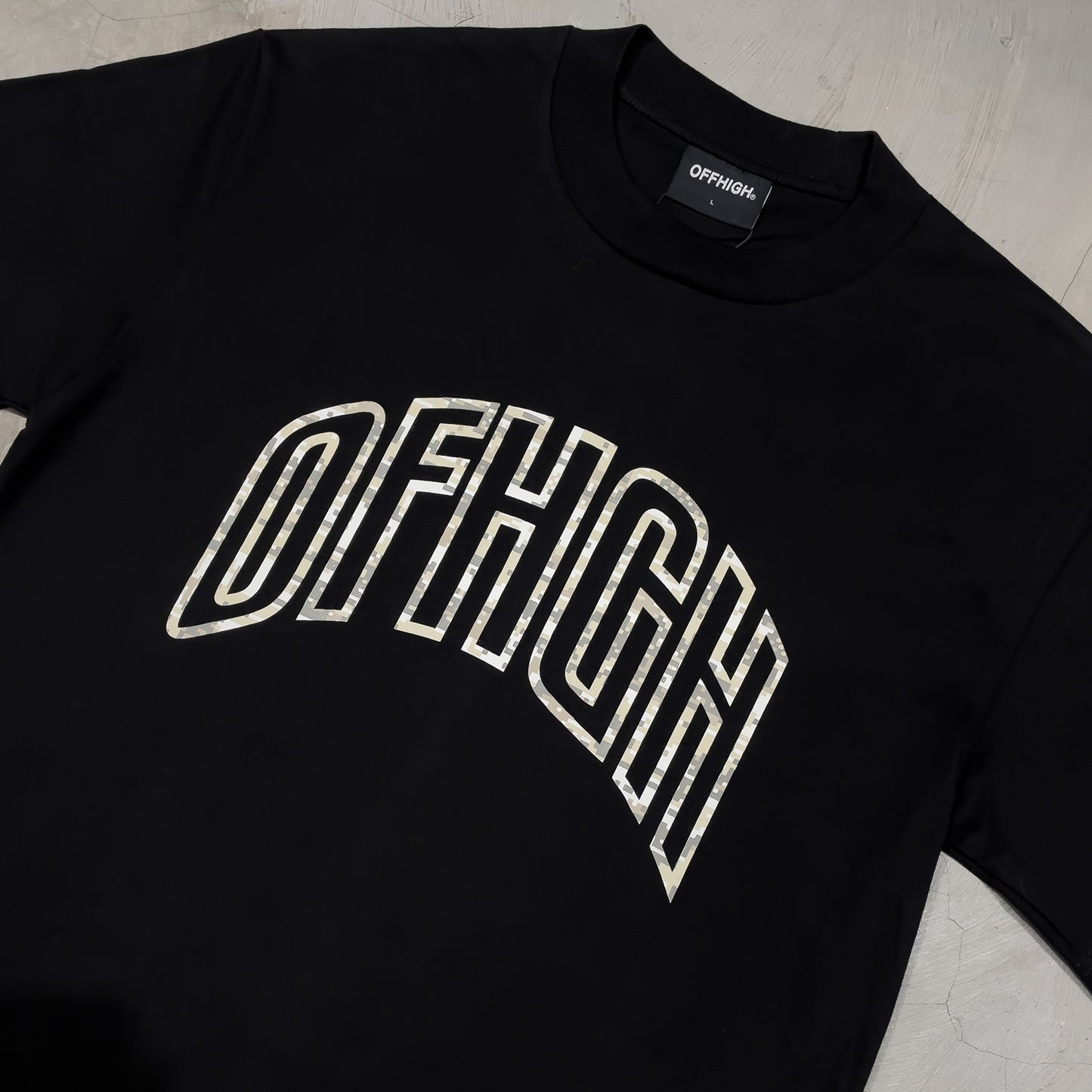OFFHIGH ANONYMOUS BLACK TSHIRT