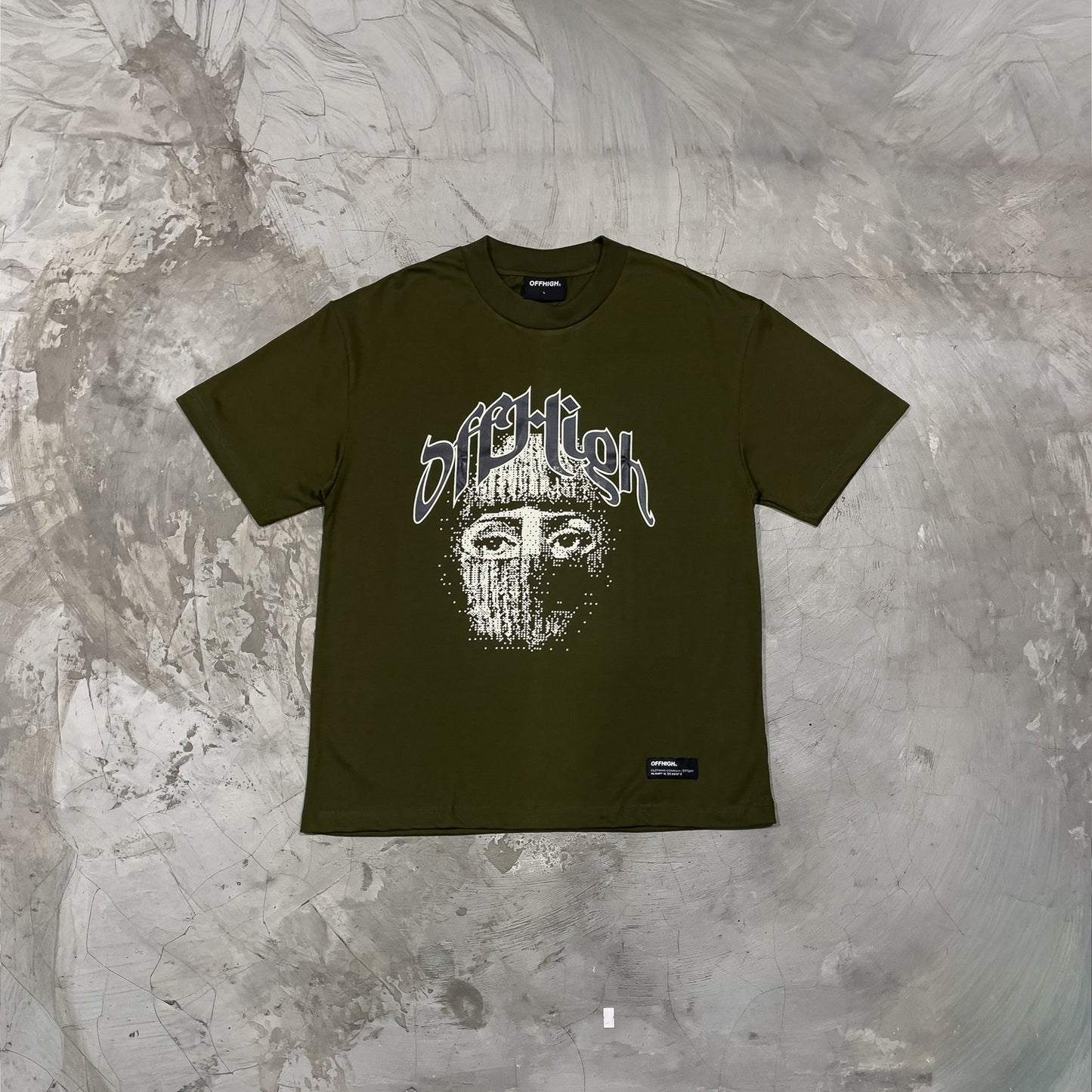 OFFHIGH REBEL  FATIGUE GREEN  TSHIRT