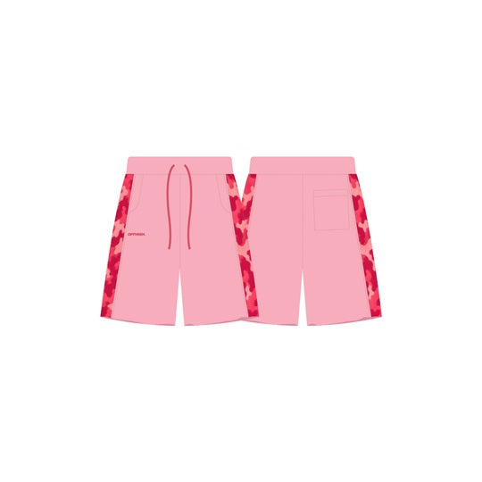 OFFHIGH CAMOU PINK BAGGY SHORTS