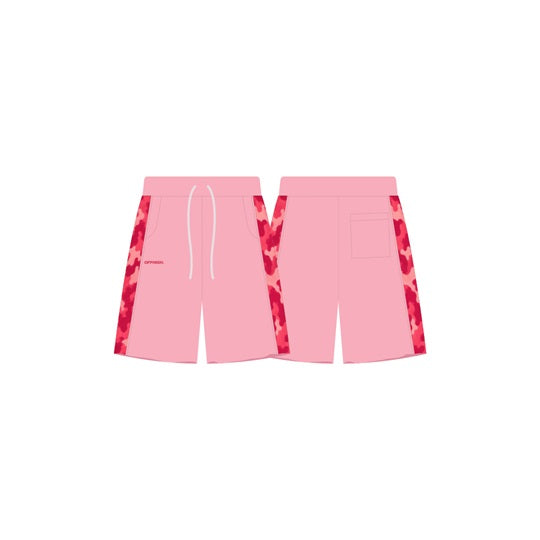 OFFHIGH CAMOU PINK BAGGY SHORTS