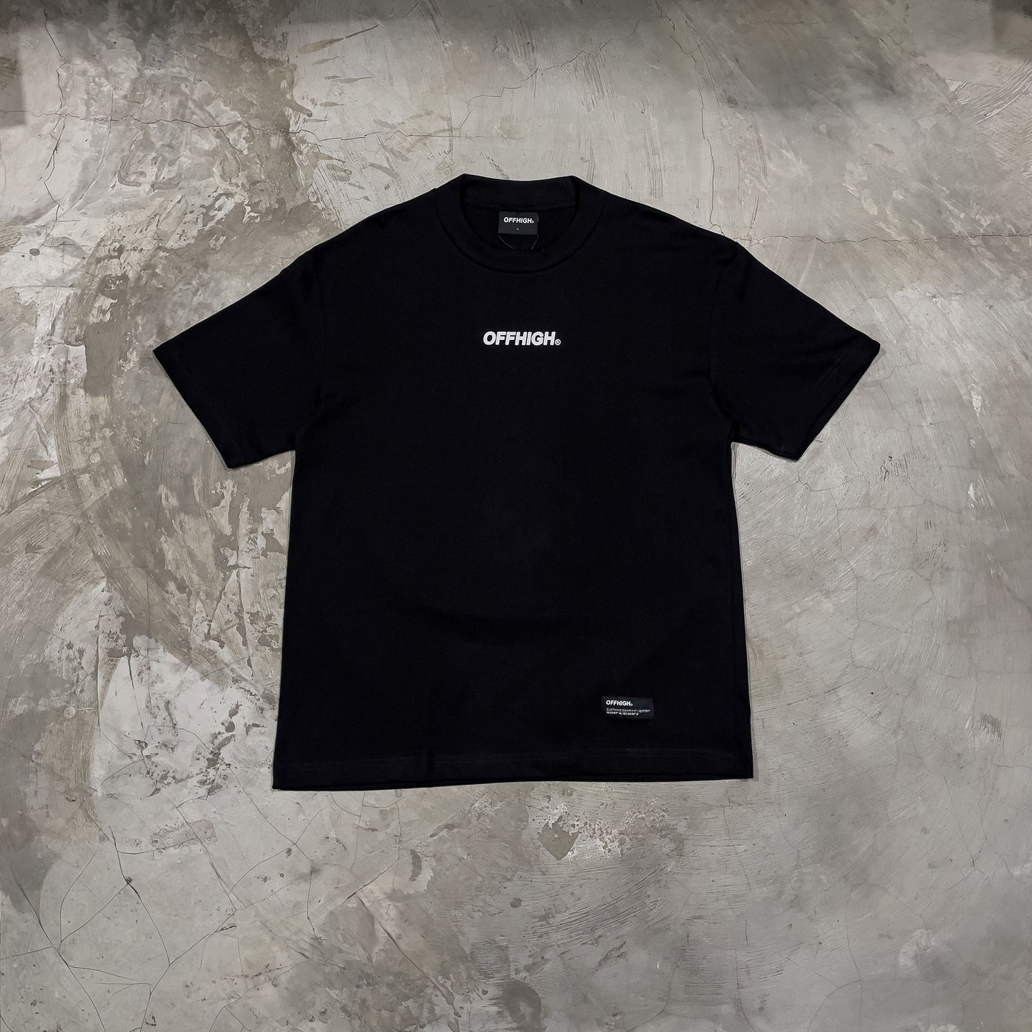 OFFHIGH BIG LOGO BLACK TSHIRT