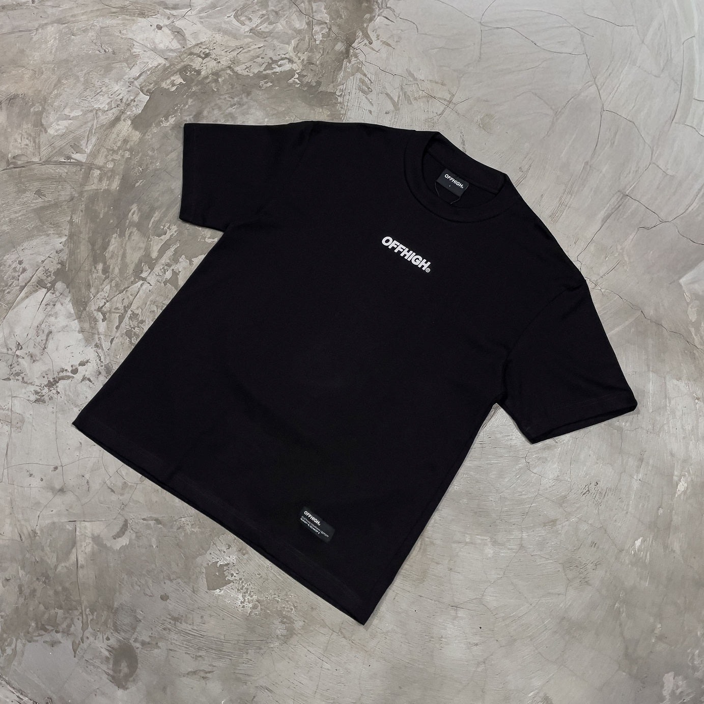 OFFHIGH BIG LOGO BLACK TSHIRT