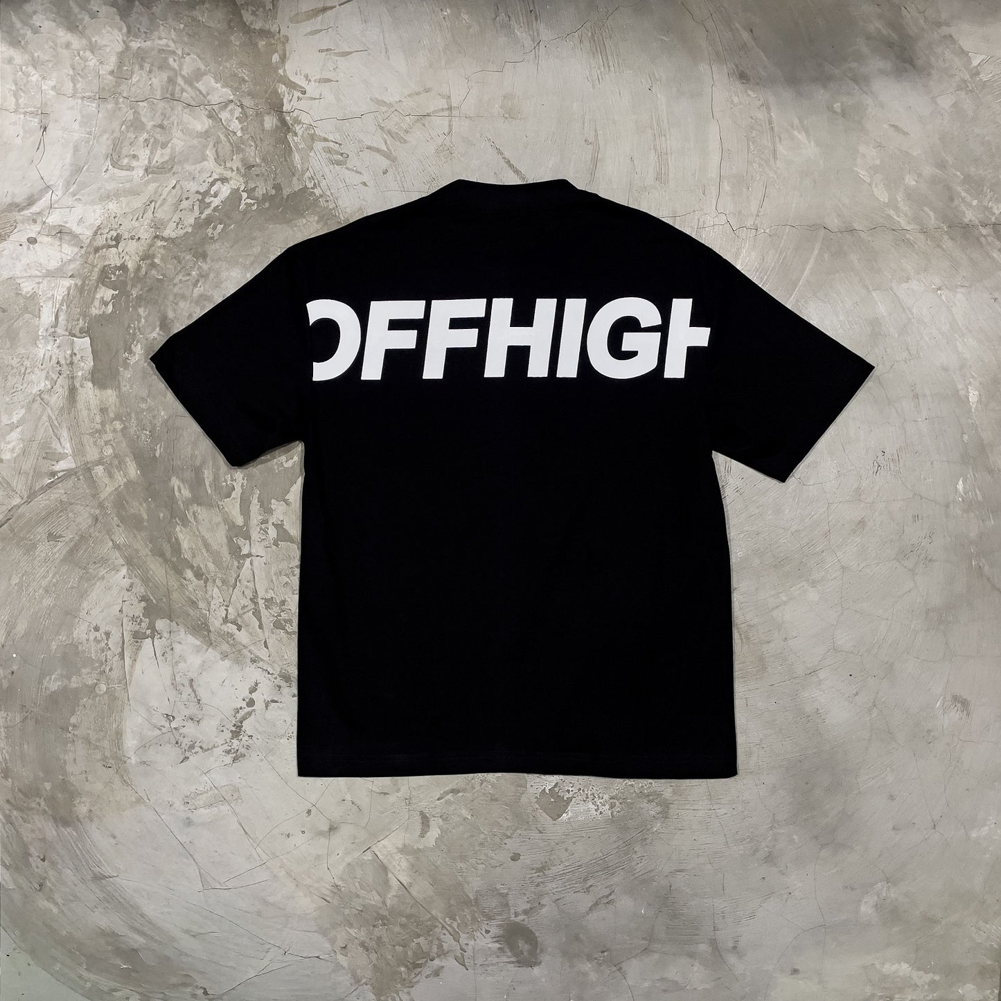 OFFHIGH BIG LOGO BLACK TSHIRT