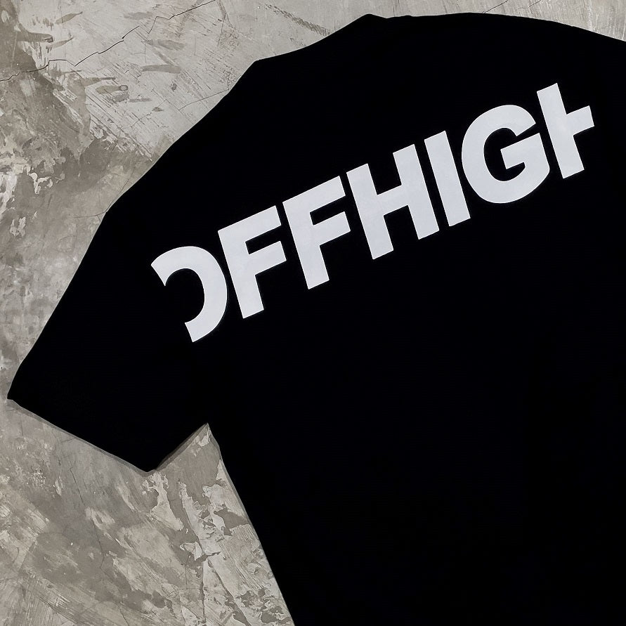 OFFHIGH BIG LOGO BLACK TSHIRT