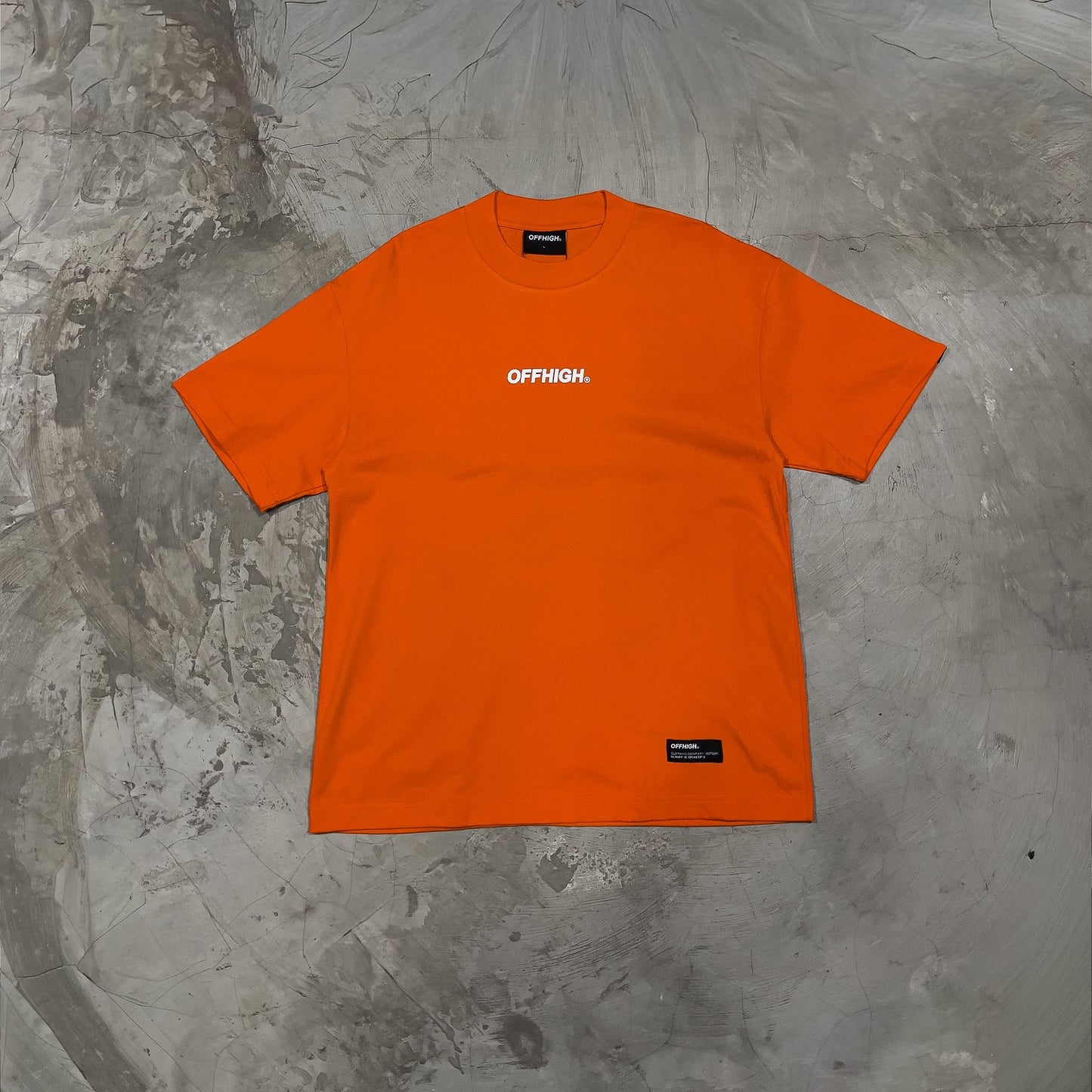 OFFHIGH BIG LOGO ORANGE TSHIRT