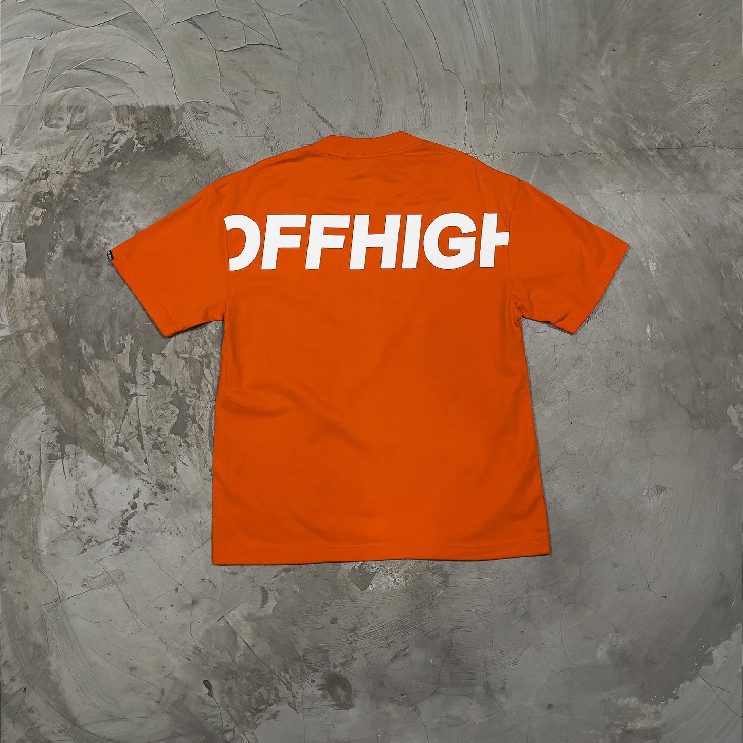 OFFHIGH BIG LOGO ORANGE TSHIRT
