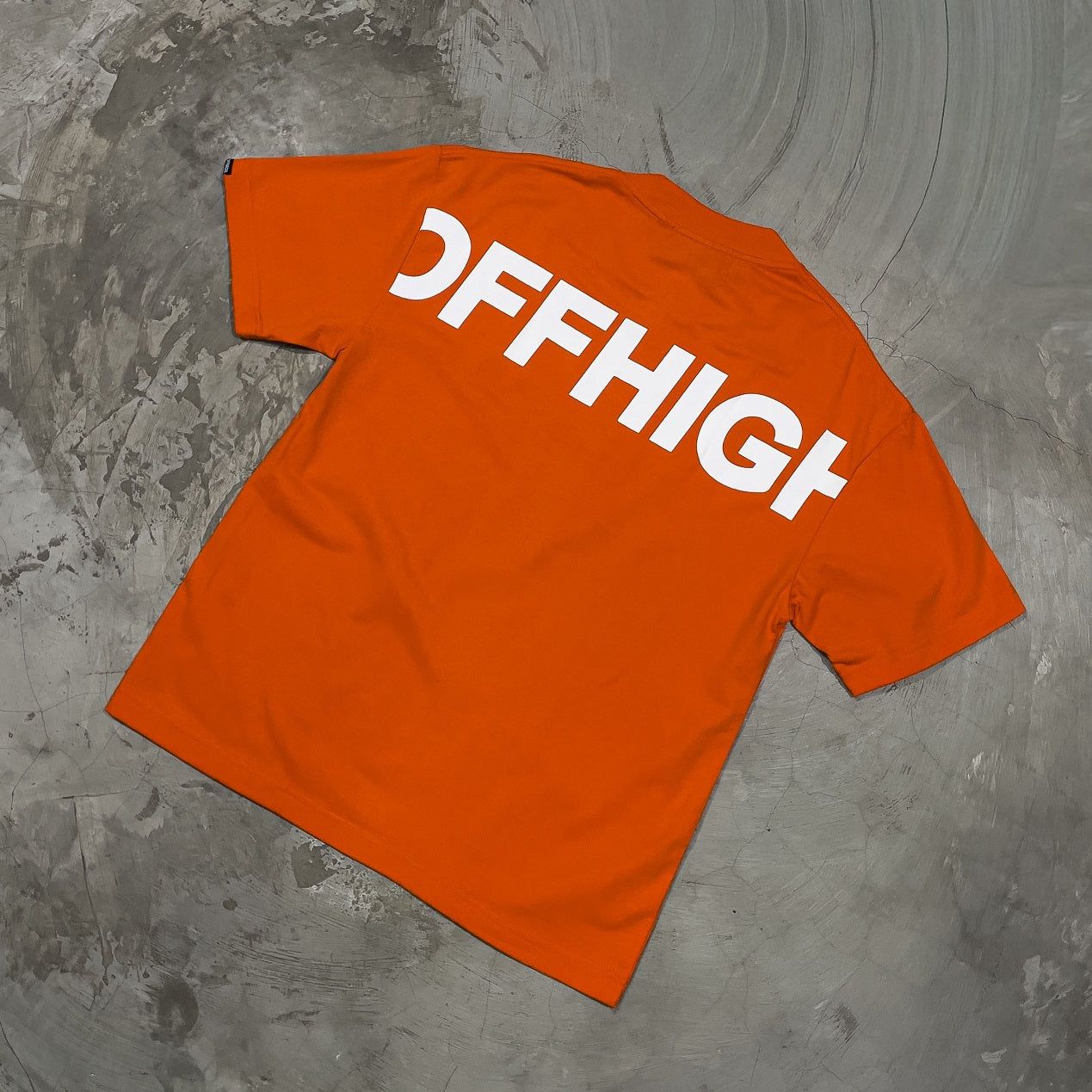 OFFHIGH BIG LOGO ORANGE TSHIRT