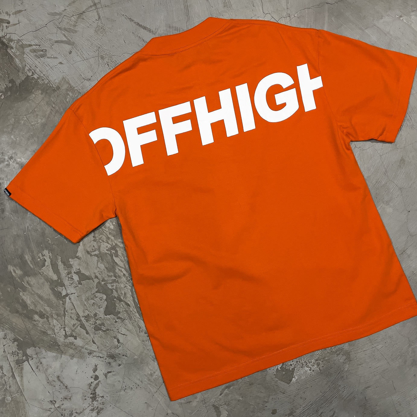 OFFHIGH BIG LOGO ORANGE TSHIRT
