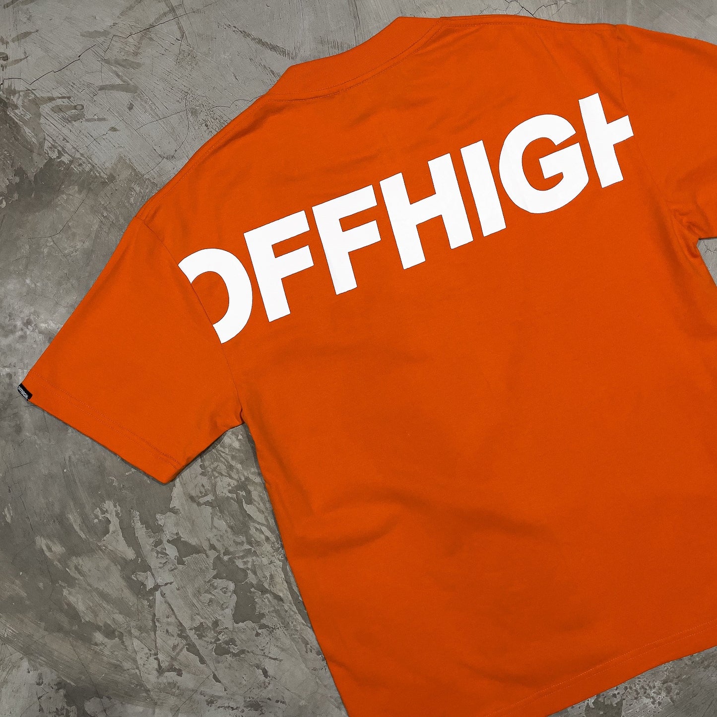 OFFHIGH BIG LOGO ORANGE TSHIRT