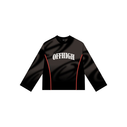 OFFHIGH ELLIPSE BLACK LONGSLEEVE JERSEY