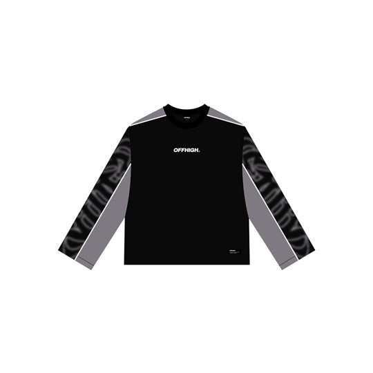 OFFHIGH MAXIMAL BLACK LONGSLEEVE JERSEY