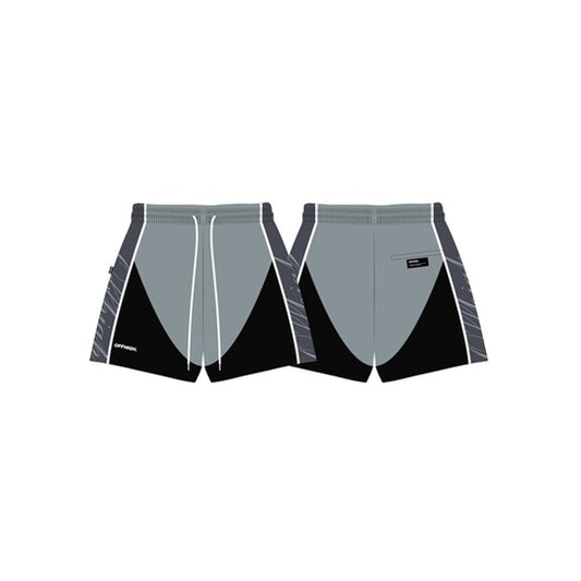 OFFHIGH GROUND GRAY MESH SHORT