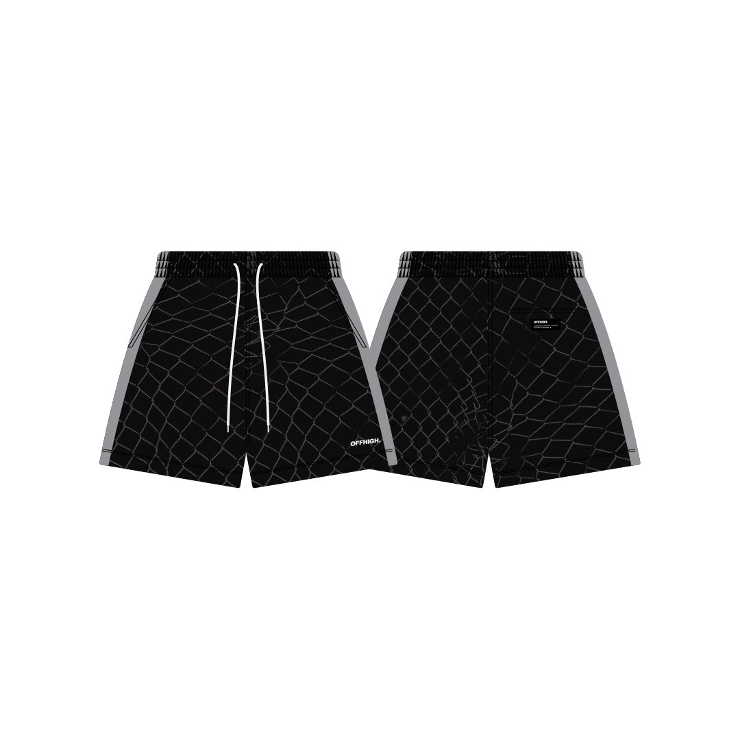 OFFHIGH PROTECT BLACK MESH SHORTS