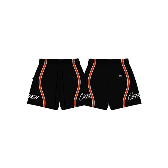 OFFHIGH UPWARD BLACK MESH SHORT