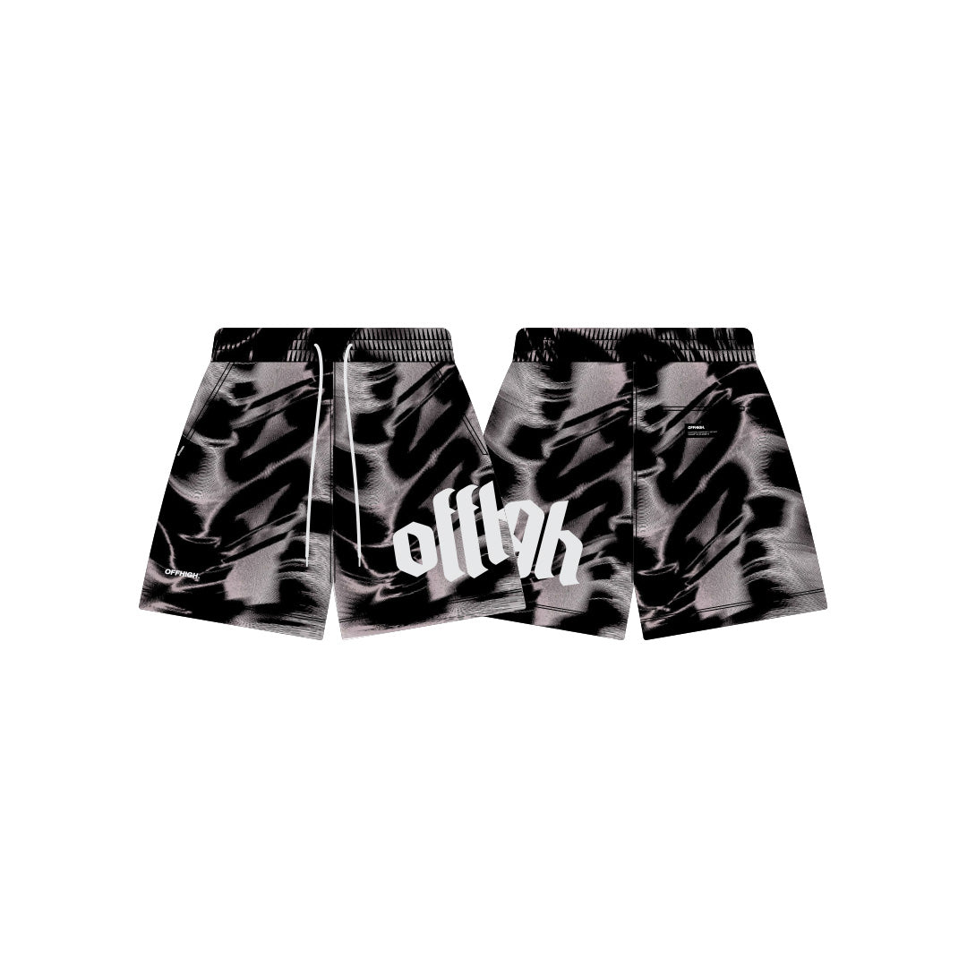 OFFHIGH PHYTON BLACK GRAY MESH SHORT