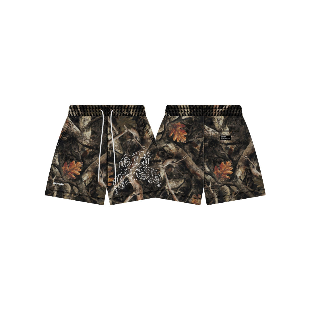 OFFHIGH TIMBER REAL TREE MESH SHORT