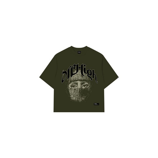 OFFHIGH REBEL  FATIGUE GREEN  TSHIRT