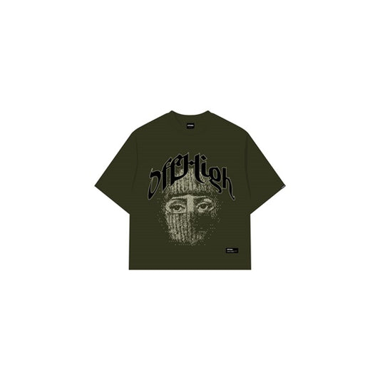 OFFHIGH REBEL  FATIGUE GREEN  TSHIRT