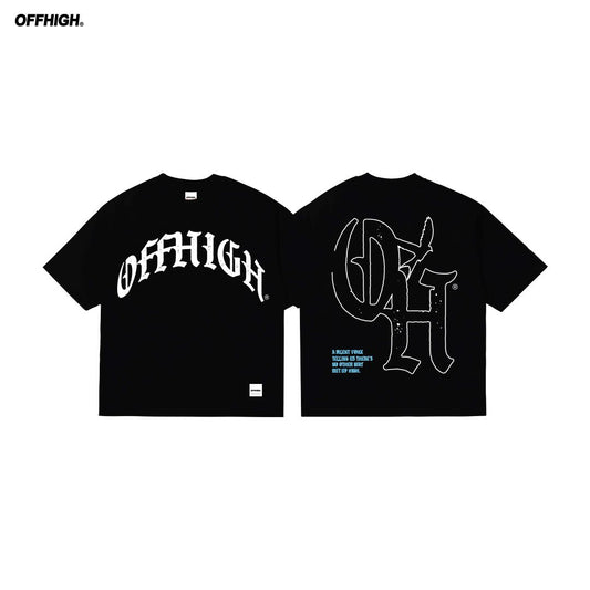 OFFHIGH UP HIGH BLACK TSHIRT