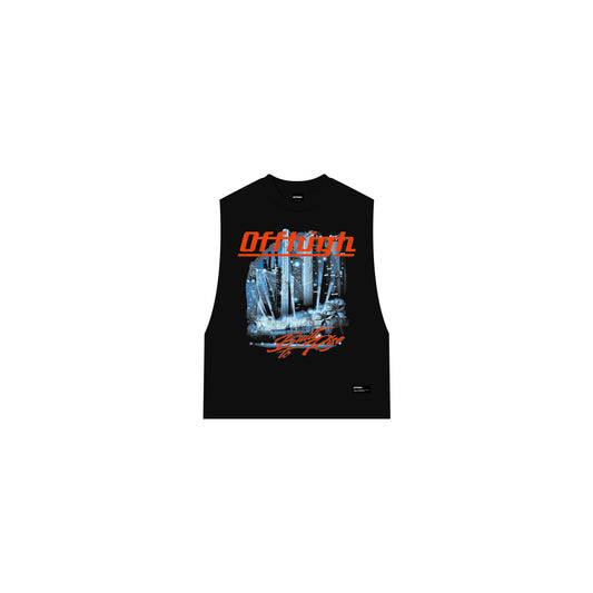 OFFHIGH CITY LIGHTS BLACK MUSCLE TEE
