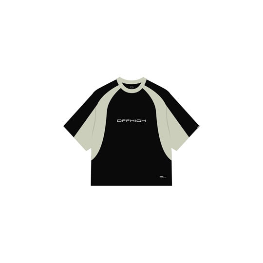 OFFHIGH SPLICE TWO TONE JERSEY