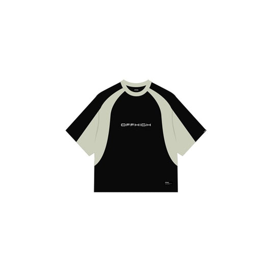 OFFHIGH SPLICE TWO TONE JERSEY