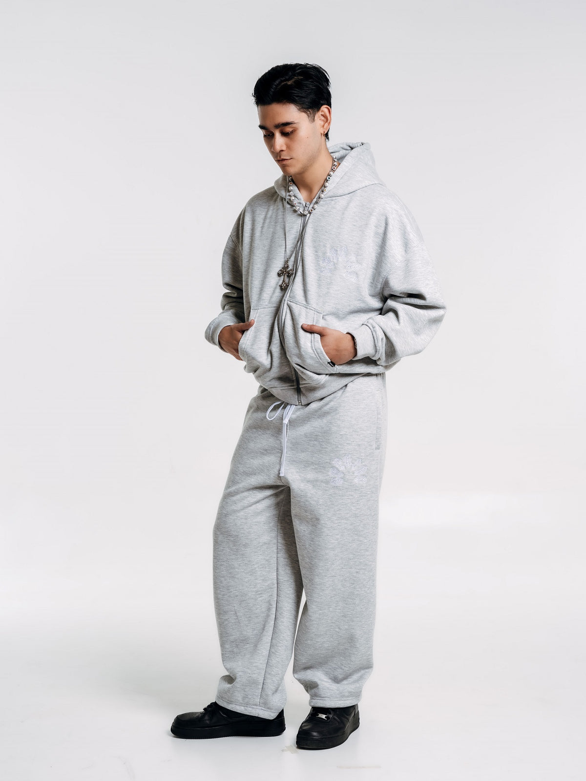 OFFHIGH CONVEX GREY SWEAT PANTS