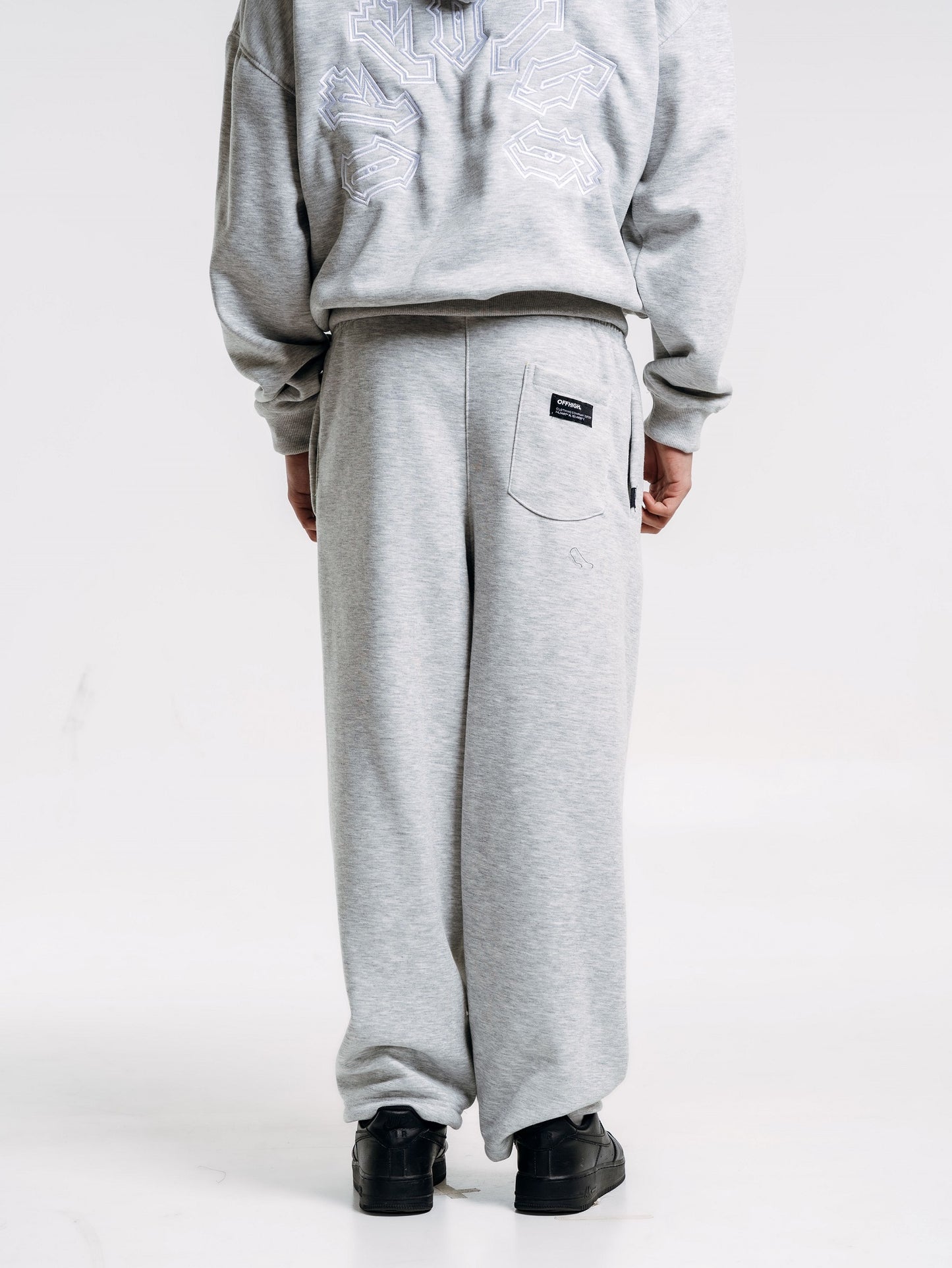 OFFHIGH CONVEX GREY SWEAT PANTS