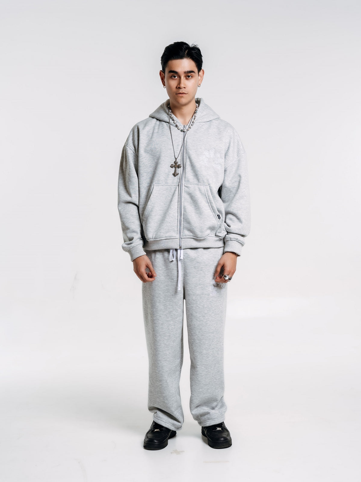 OFFHIGH CONVEX GREY SWEAT PANTS