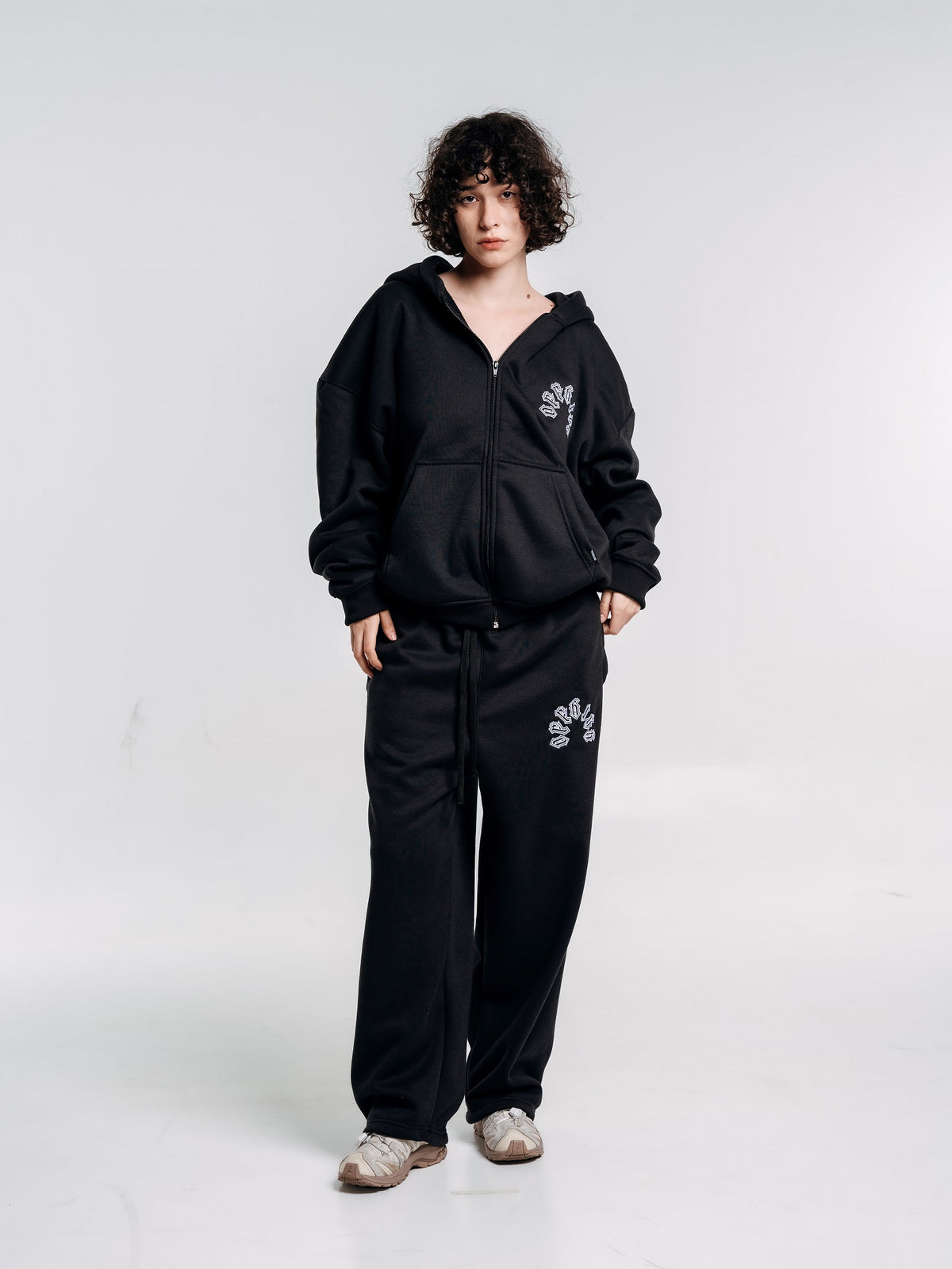 OFFHIGH CONVEX BLACK SWEAT PANTS