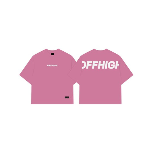 OFFHIGH BIG LOGO PINK TSHIRT