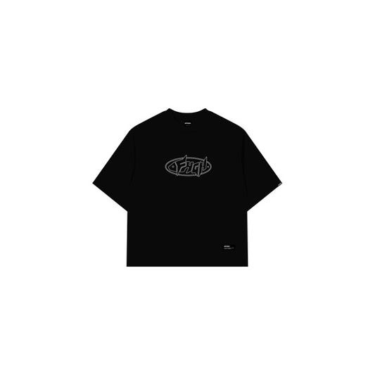 OFFHIGH ELLIPTIC BLACK TSHIRT