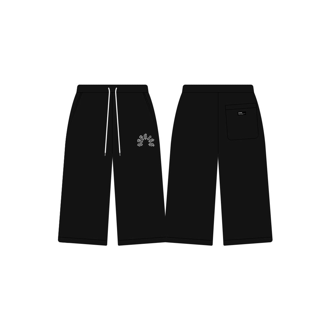 OFFHIGH CONVEX BLACK SWEAT PANTS