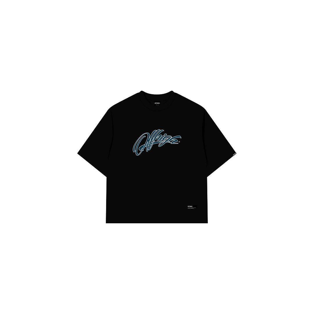 OFFHIGH SCRIPTIVE BLACK TSHIRT