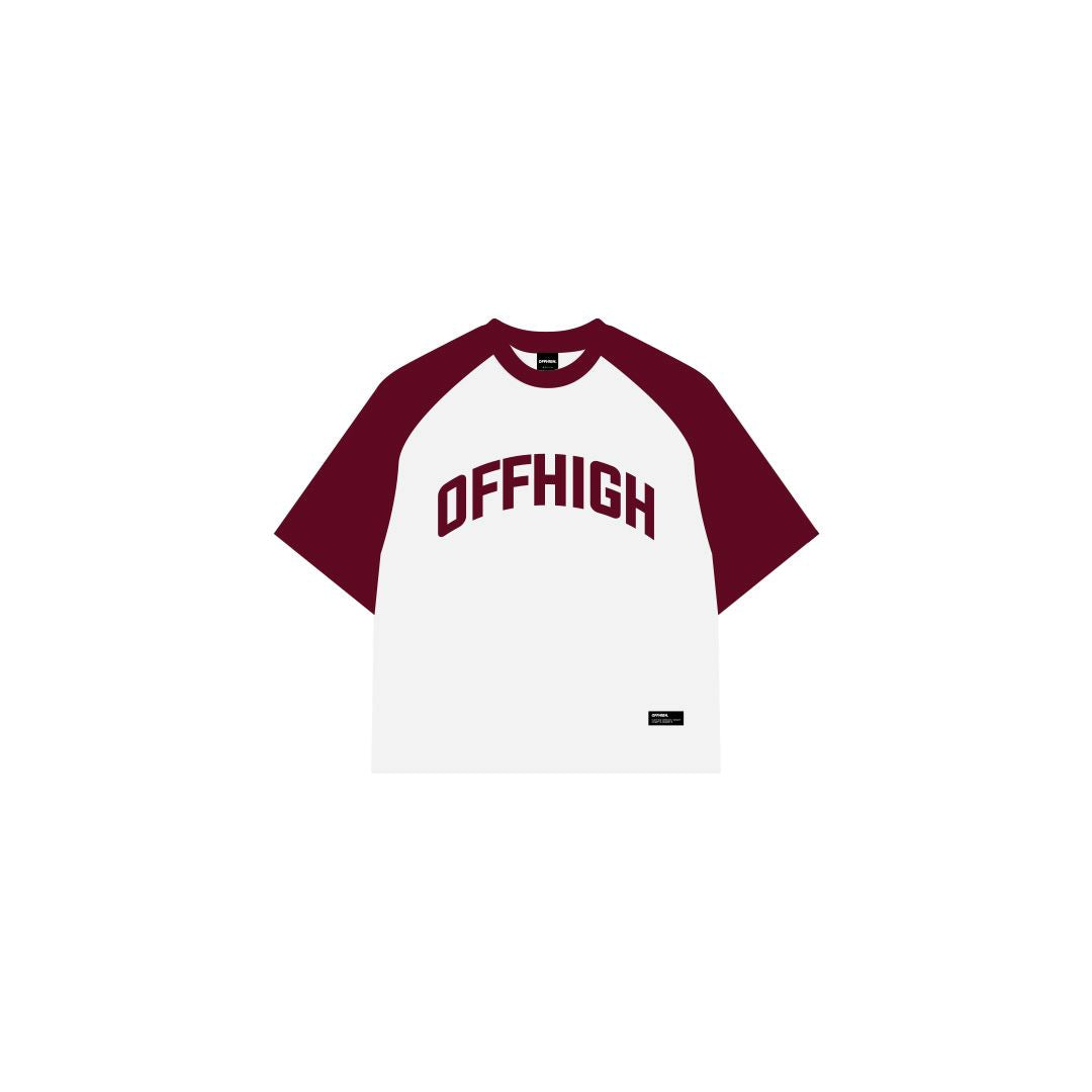 OFFHIGH RAGLAN WINE TSHIRT