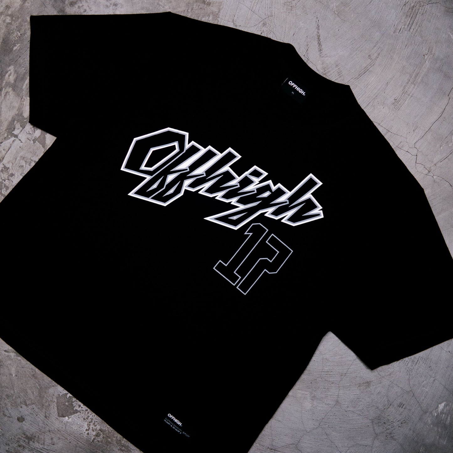 OFFHIGH RAISED BLACK TSHIRT
