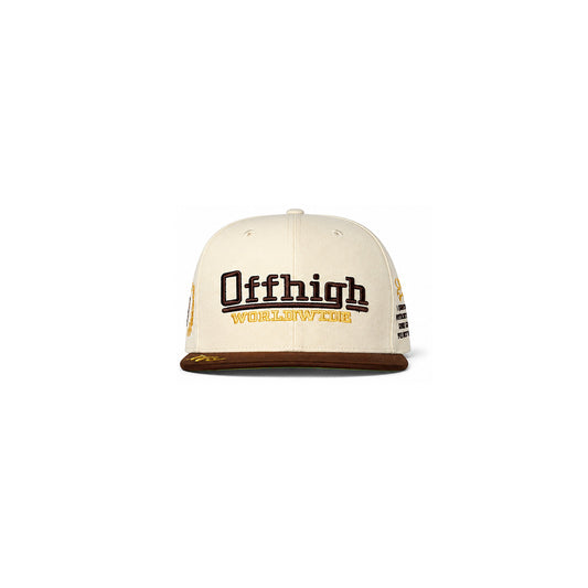 OFFHIGH WORLDWIDE BEIGE SNAPBACK
