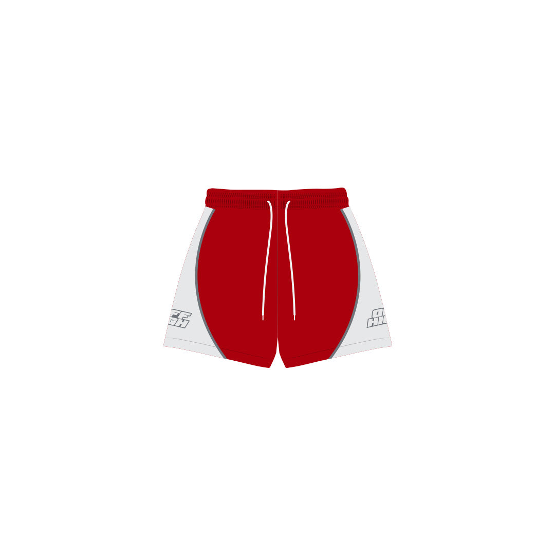OFFHIGH ROUTINE RED MESH SHORT