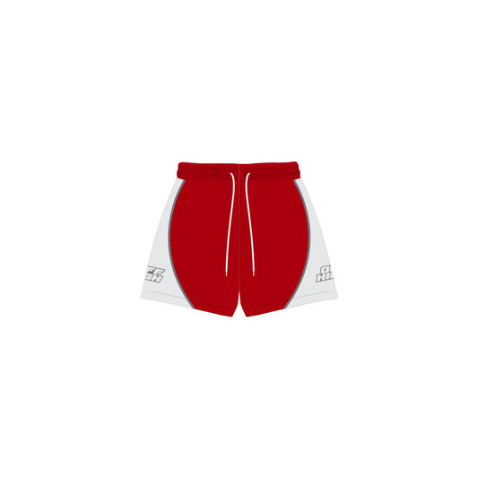 OFFHIGH ROUTINE RED MESH SHORT