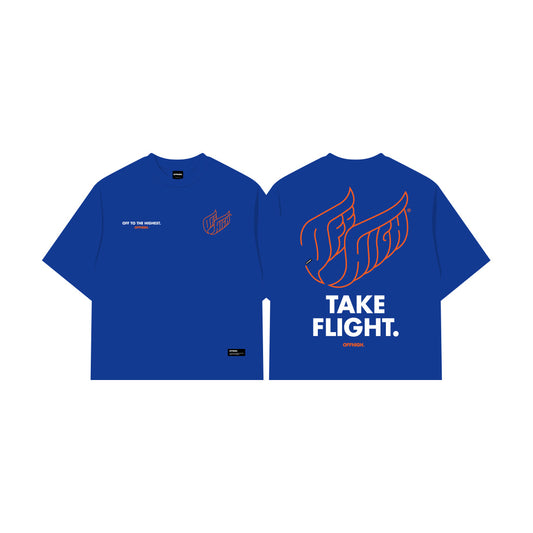 OFFHIGH TAKE FLIGHT BLUE TSHIRT