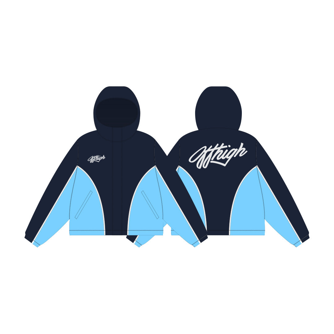 OFFHIGH BONE DRY BLUE WINDBREAKER