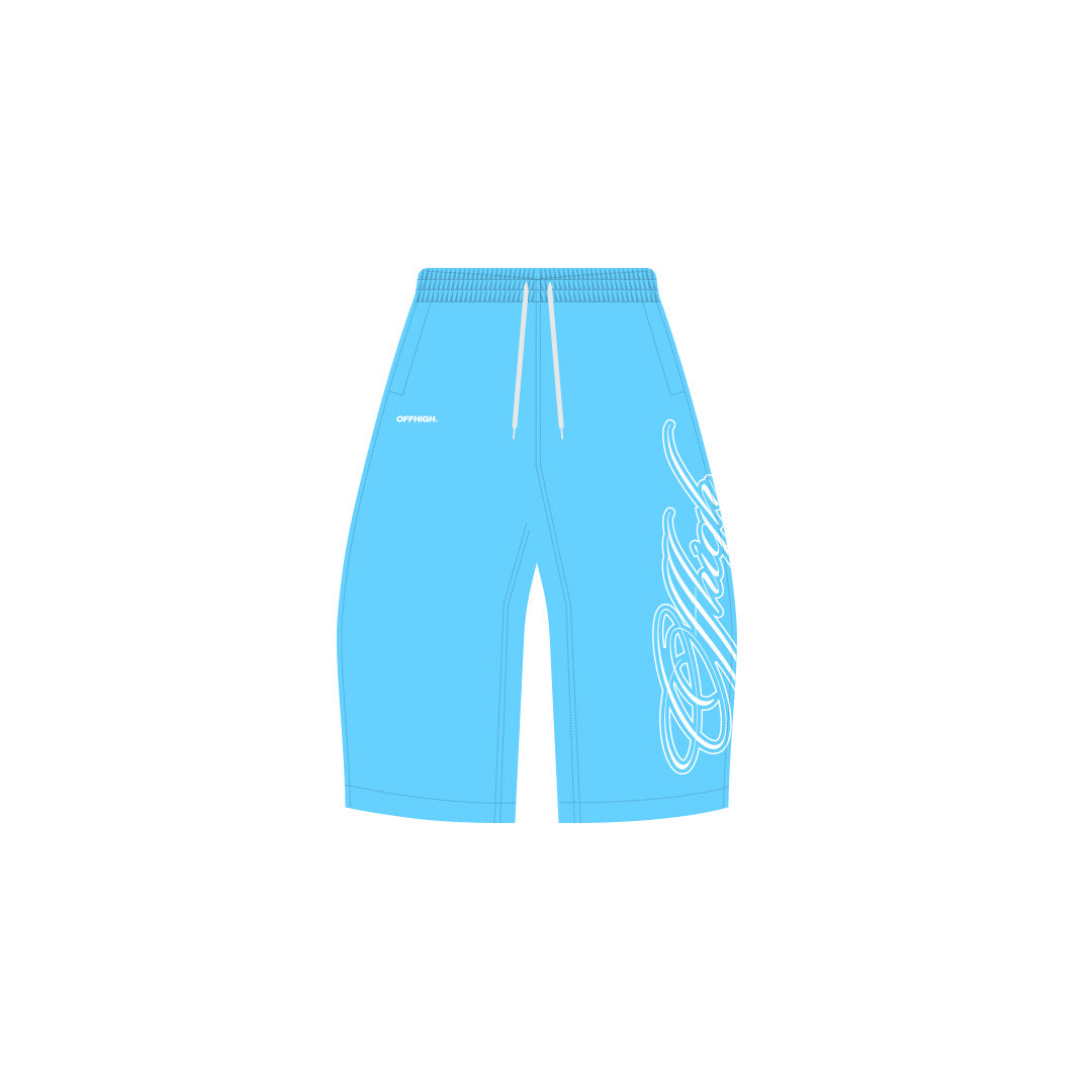 OFFHIGH SIGNED BLUE SWEAT PANTS